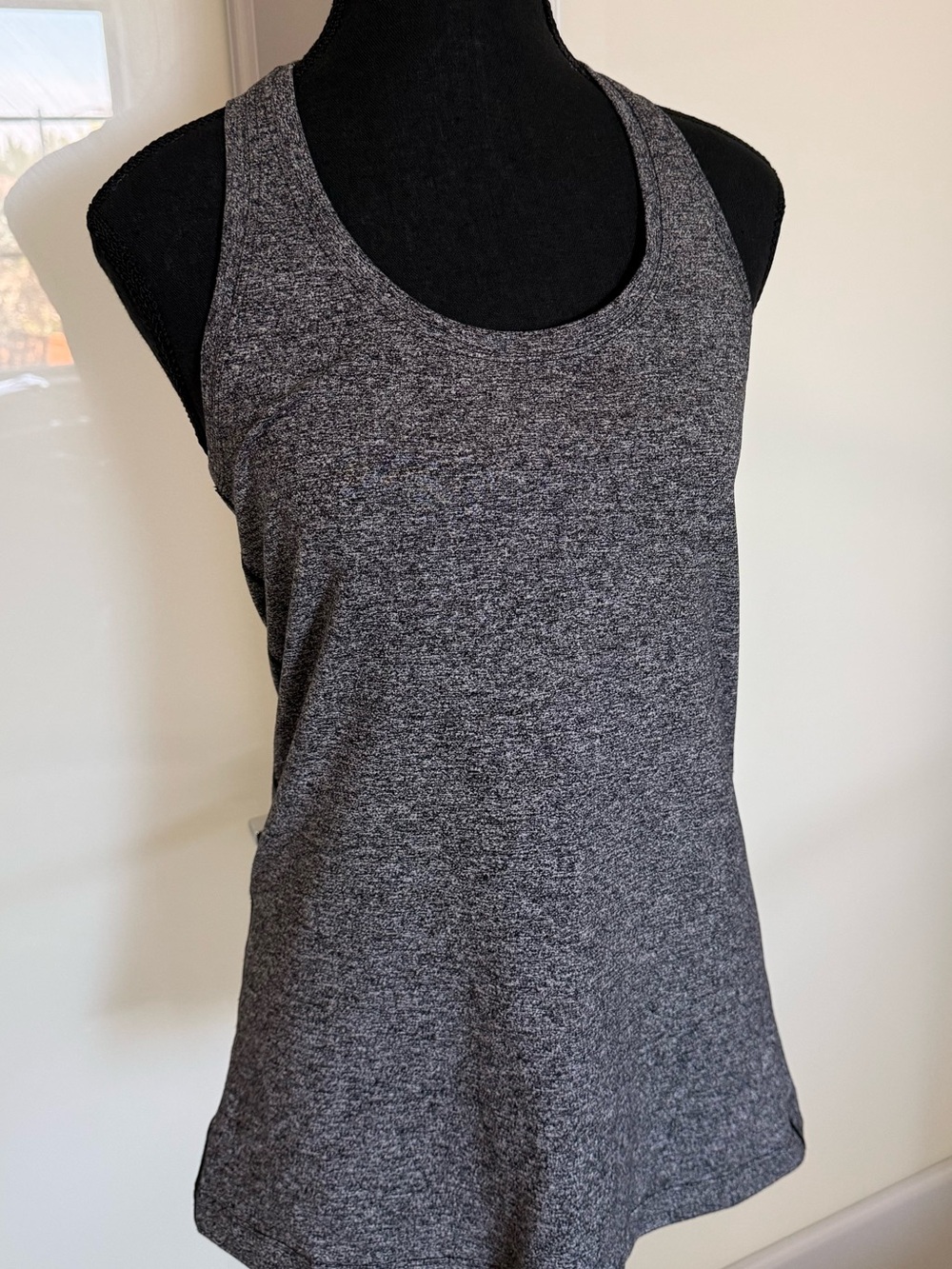 lululemon athletica Heathered Gray Racerback Tank